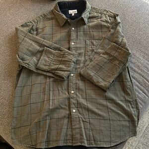 Sonoma green button down shirt